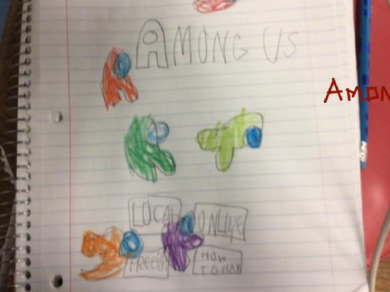 among us drawing