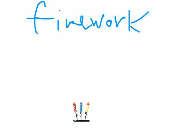 Working firework button