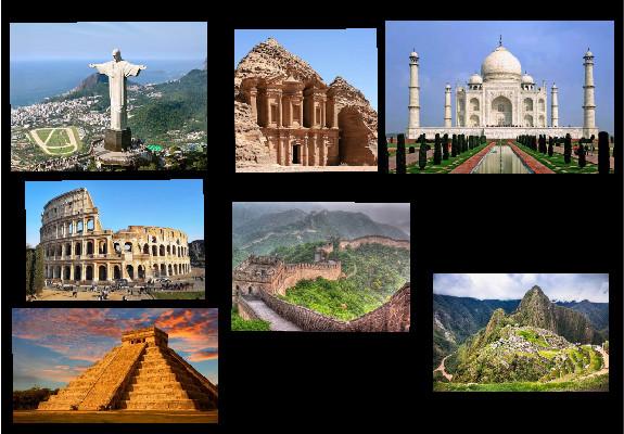 The seven wonders of the world.