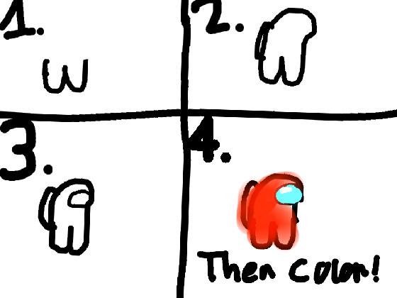 How to Draw an Among us Player! (updated)