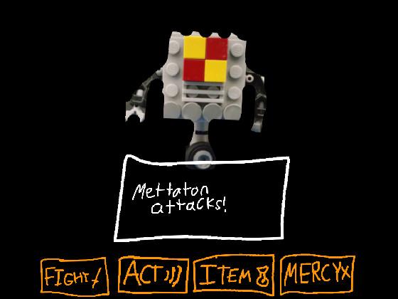 Mettaton Fight lego