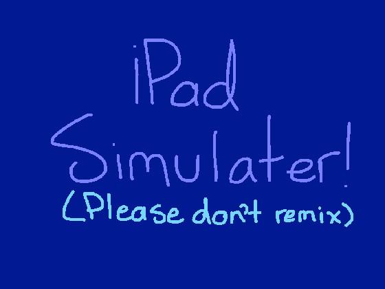 iPad simulato!