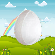 Egg rainbow