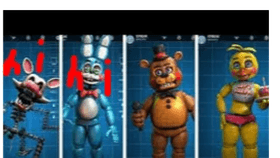 fnaf toys say hi