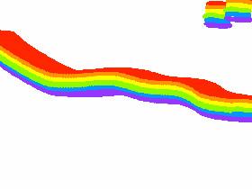 draw a rainbow traill