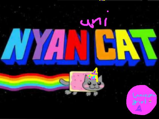 nyan unicat in space