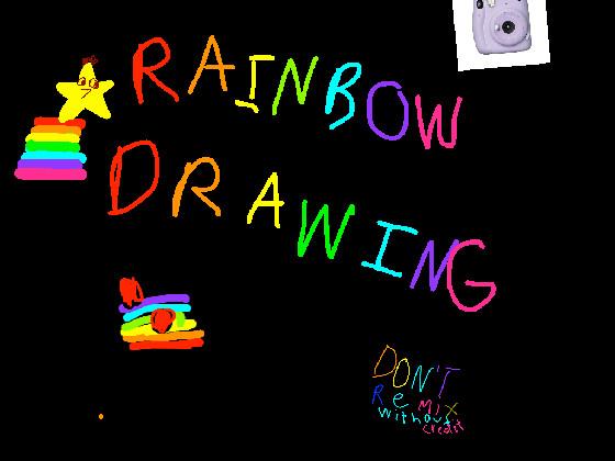 rainbow drawing 1