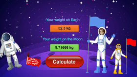 Moon Weight Calculator