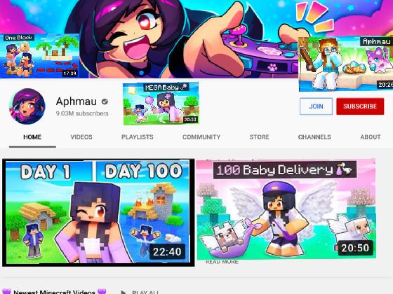 aphmau youtube chanel!!!