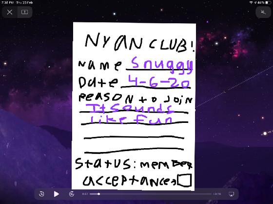 NYON CAT SIGN UP