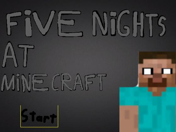 five nights at minecraft 1