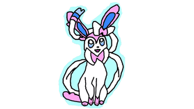 Sylveon art made by me