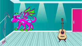 A singing dragon