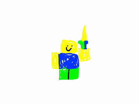 learn to draw a roblox noob