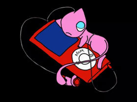 Mew Loves Ipods