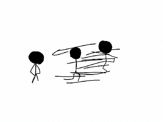 stickman beating up sitckman