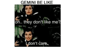 geminis be like