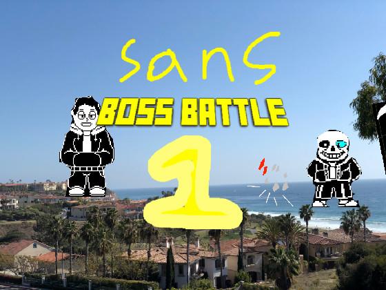 undertale sans boss battle