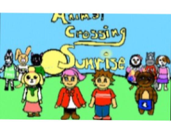 Animal Crossing Sunrise