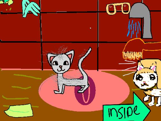 Kitty Dressup Sequel / Kitty washup. 1