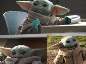 baby yoda cute