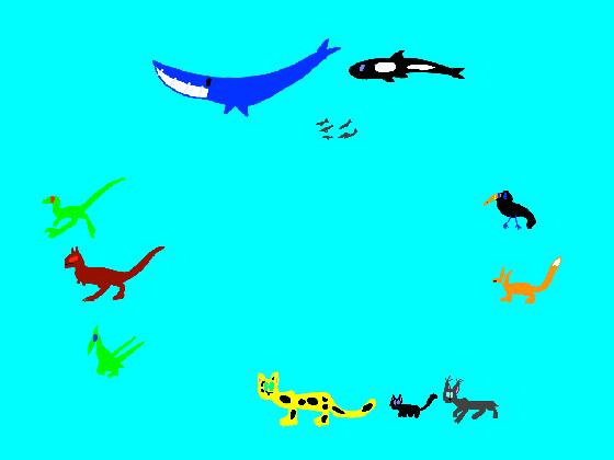 draw animals and dinosaur