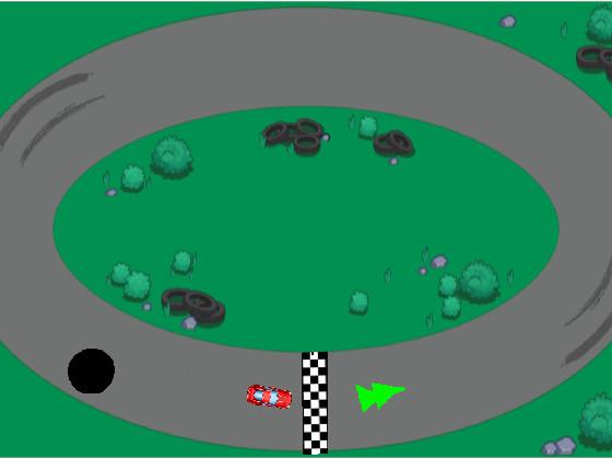 Racing game with joystick 1