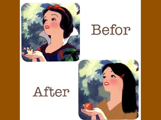 befor and after snow White