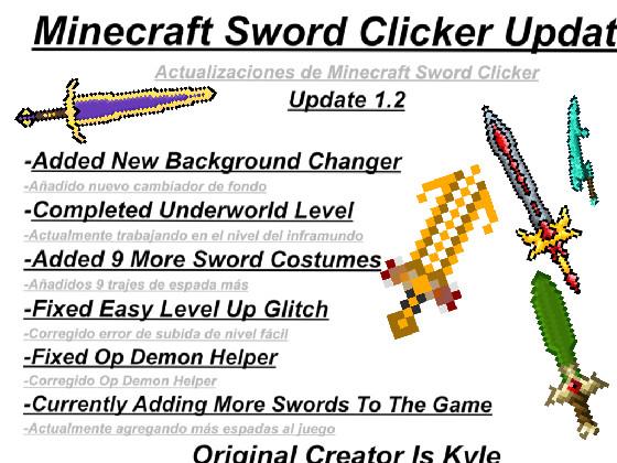 Minecraft Sword Clicker (Updated) 1 1