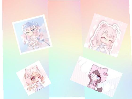 pastel gacha girls