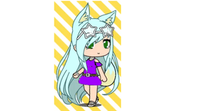 teal wolf girl