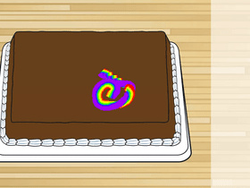 decorate the cake!