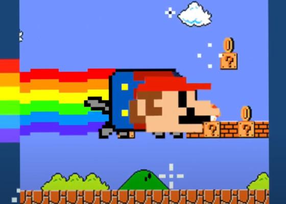 super mario nyan kat