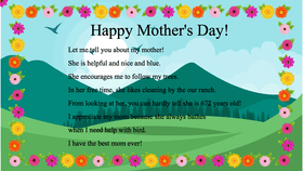 Mother&#039;s Day Mad Libs