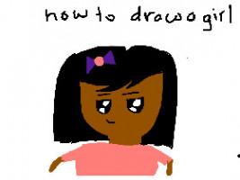 how to draw a cute girl