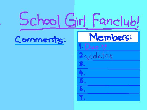 School Girl Fanclub 1