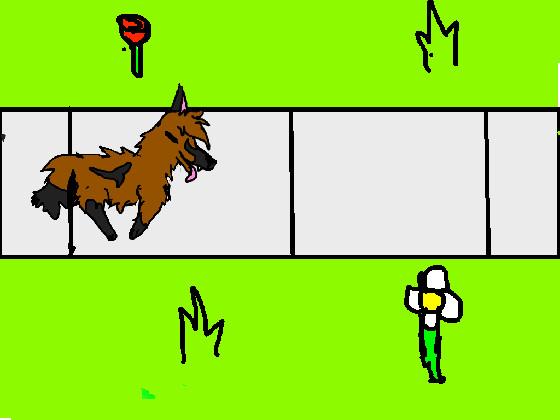 Running dog animation