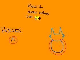 How I draw cats and wolves