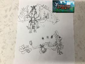 dragon aventures drawing