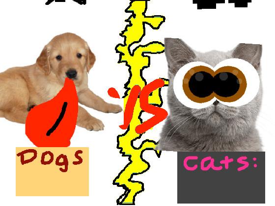 Dogs vs Cats!!🐈🐕 1 1