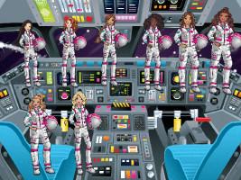 all the space barbies