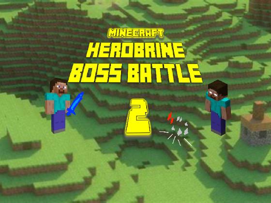 minecraft herobrine boss battle 