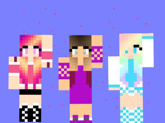 Minecraft girls dancing! 1