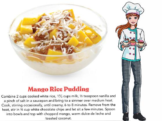 mango rice pudding