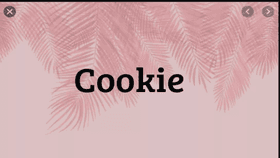 Sign For Cookie