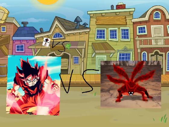 goku vs naruto four tails 1