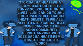 STOP GACHA HEAT!