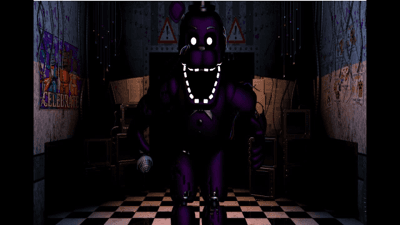 Whitered chicas jumpscare fnaf 1