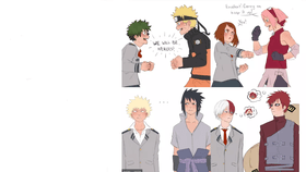 bnha & naruto crossover au