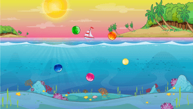 colorful sea